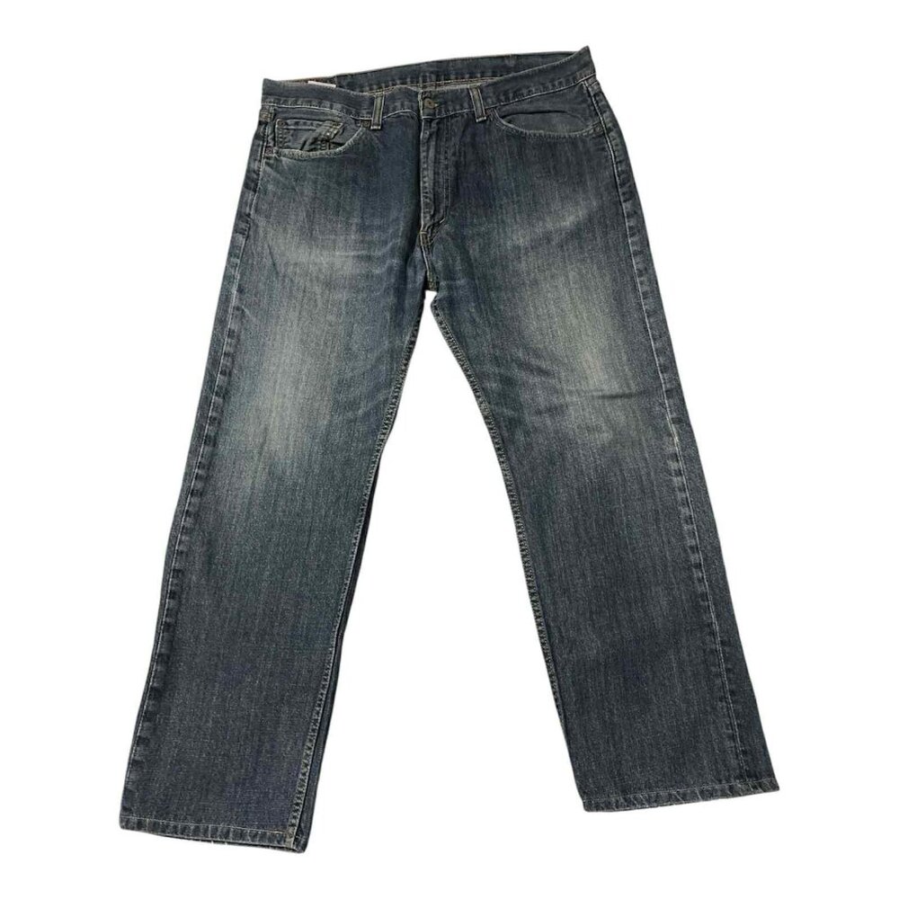 Levis 505 Jeans Mens 38x30 Blue Denim Relaxed‎ Fit Straight Leg Classic Pants